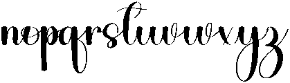 Dream Flourish Regular otf (400) Font LOWERCASE