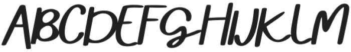 Dream Kinder Regular otf (400) Font UPPERCASE