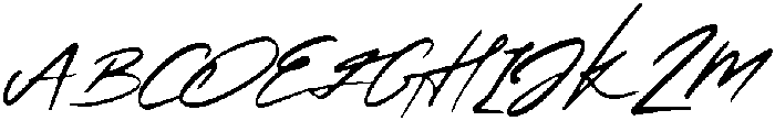 Dream Regular otf (400) Font UPPERCASE