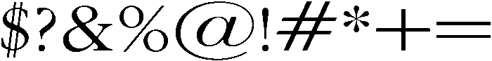 Dream Regular otf (400) Font OTHER CHARS