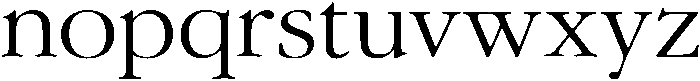 Dream Regular otf (400) Font LOWERCASE