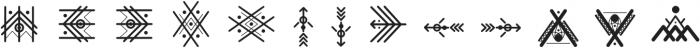 Dream Symbols Regular otf (400) Font UPPERCASE