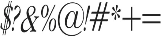 Dream Thin Italic otf (100) Font OTHER CHARS