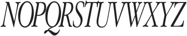 Dream Thin Italic otf (100) Font UPPERCASE