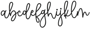 Dream Wish Regular otf (400) Font LOWERCASE