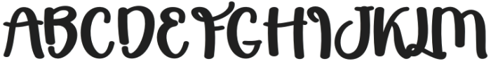 Dream Wishes Regular otf (400) Font UPPERCASE