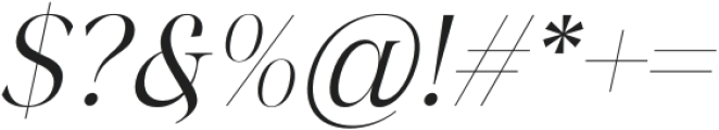 DreamCottage-Italic otf (400) Font OTHER CHARS