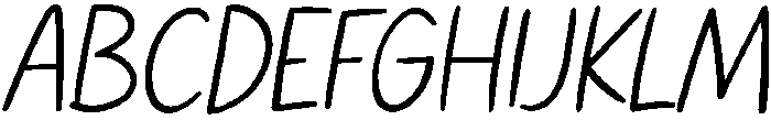 Dreamer Regular otf (400) Font UPPERCASE