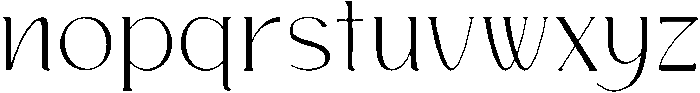 Dreamer otf (400) Font LOWERCASE