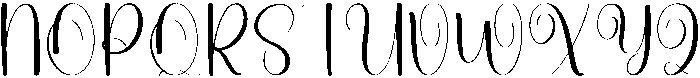 Dreaming Regular otf (400) Font UPPERCASE