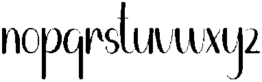 Dreaming Regular otf (400) Font LOWERCASE