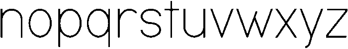 Dreaming Regular otf (400) Font LOWERCASE