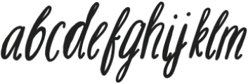 Dreamy Amore Regular otf (400) Font LOWERCASE