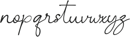 Dreamy Angel Italic otf (400) Font LOWERCASE