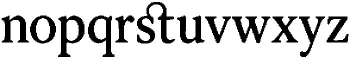 Dreamy Antiqua Serif otf (400) Font LOWERCASE