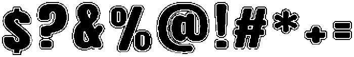 Dreamy  Glitter Purple otf (400) Font OTHER CHARS