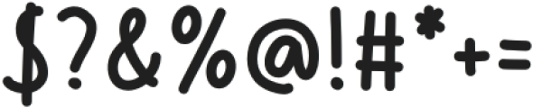 Dreamy Notes Bold otf (700) Font OTHER CHARS