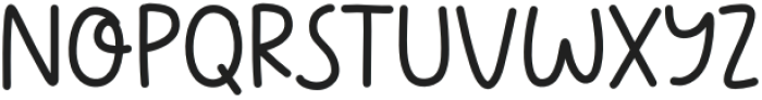 Dreamy Notes Regular otf (400) Font UPPERCASE