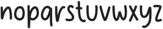 Dreamy Notes Regular otf (400) Font LOWERCASE
