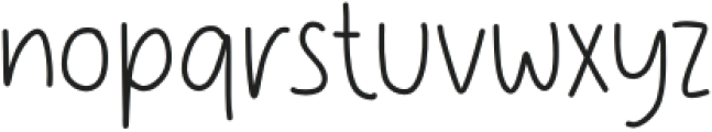 Dreamy Notes Thin otf (100) Font LOWERCASE