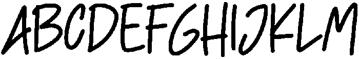 Dreamy Regular otf (400) Font UPPERCASE