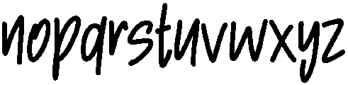 Dreamy Regular otf (400) Font LOWERCASE