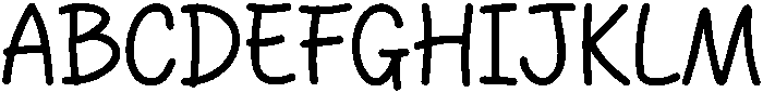 Dreamy Regular otf (400) Font UPPERCASE