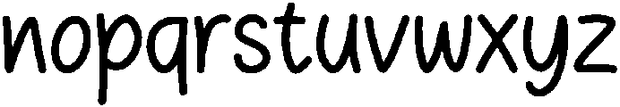 Dreamy Regular otf (400) Font LOWERCASE