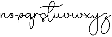 Dreamy Sunday Regular otf (400) Font LOWERCASE