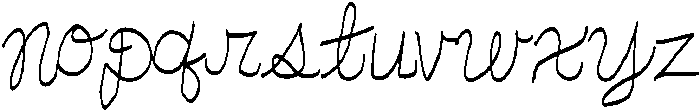 DreamyFont Regular otf (400) Font LOWERCASE