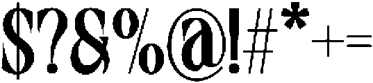Dreince otf (400) Font OTHER CHARS