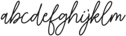 DrettanySignature otf (400) Font LOWERCASE