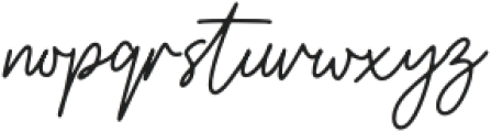 DrettanySignature otf (400) Font LOWERCASE