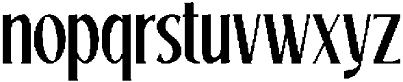 Drevanth otf (400) Font LOWERCASE