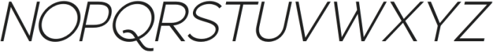Driftune Regular Italic otf (400) Font UPPERCASE
