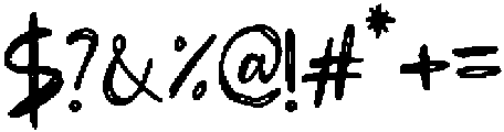 Drifty Pen Regular otf (400) Font OTHER CHARS