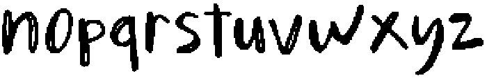 Drifty Pen Regular otf (400) Font LOWERCASE