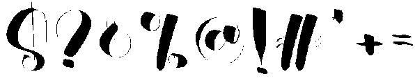 Drink Regular otf (400) Font OTHER CHARS