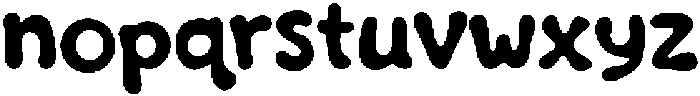 DripFlow Regular otf (400) Font LOWERCASE