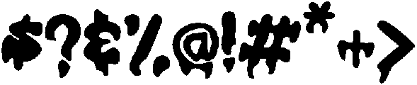 Dripcore otf (400) Font OTHER CHARS