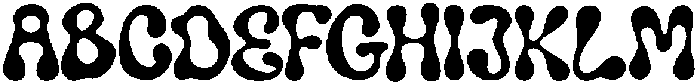 Dripero Regular otf (400) Font UPPERCASE