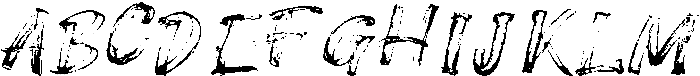 Dripline Regular otf (400) Font UPPERCASE