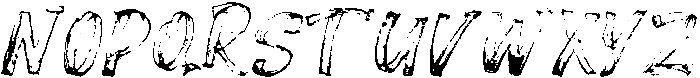 Dripline Regular otf (400) Font UPPERCASE