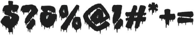 Dripper Poison otf (400) Font OTHER CHARS