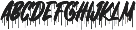 Dripping Drops otf (400) Font LOWERCASE
