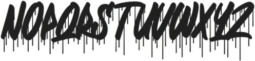 Dripping Drops otf (400) Font LOWERCASE