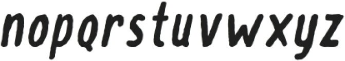 Drisscolt Slant otf (400) Font LOWERCASE