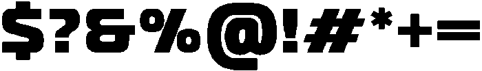 Driveform otf (400) Font OTHER CHARS