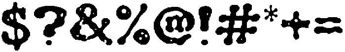 Drizlo Regular otf (400) Font OTHER CHARS