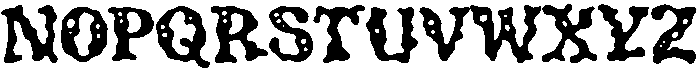 Drizlo Regular otf (400) Font UPPERCASE